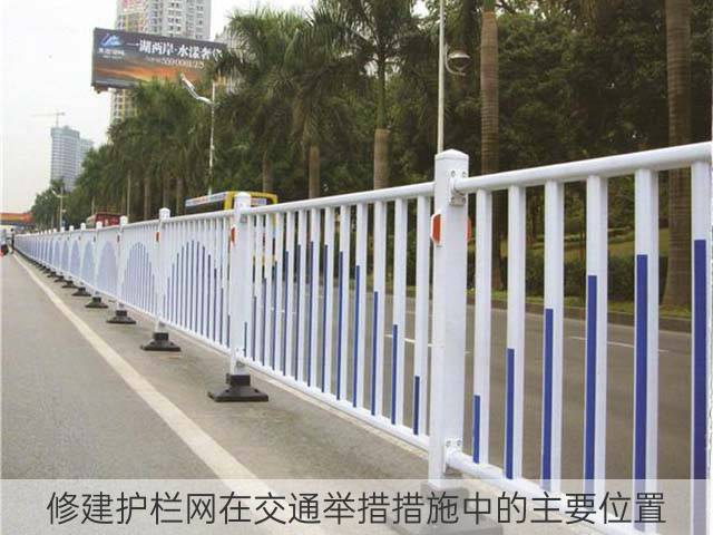 修建护栏网在交通举措措施中的主要位置
