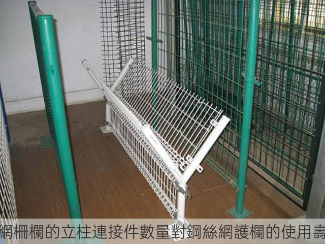 鐵絲網柵欄的立柱連接件數量對鋼絲網護欄的使用壽命影